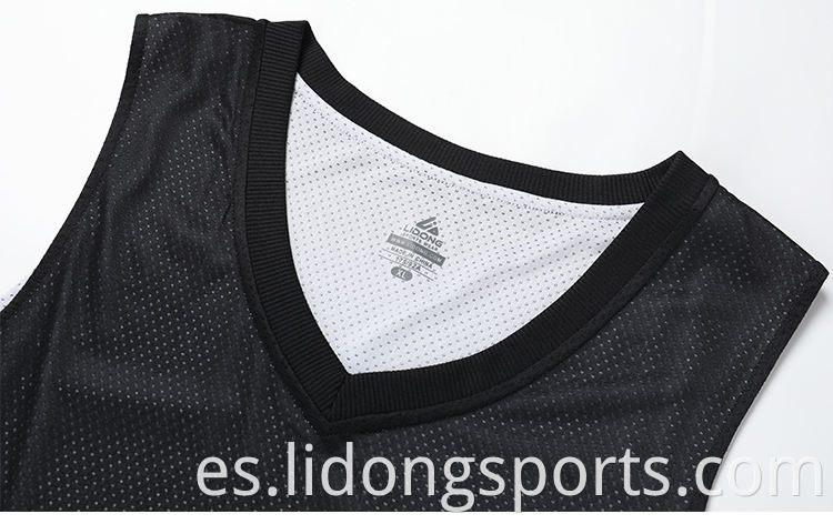 Ropa de baloncesto personalizada al por mayor última camiseta de baloncesto y pantalones cortos sublimación sublimación uniforme de baloncesto reversible Jersey